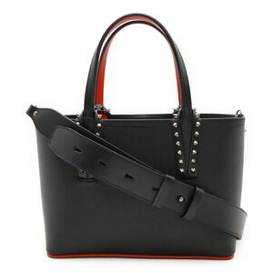 Christian Louboutin Cabata Shoulder Bag studded leather black